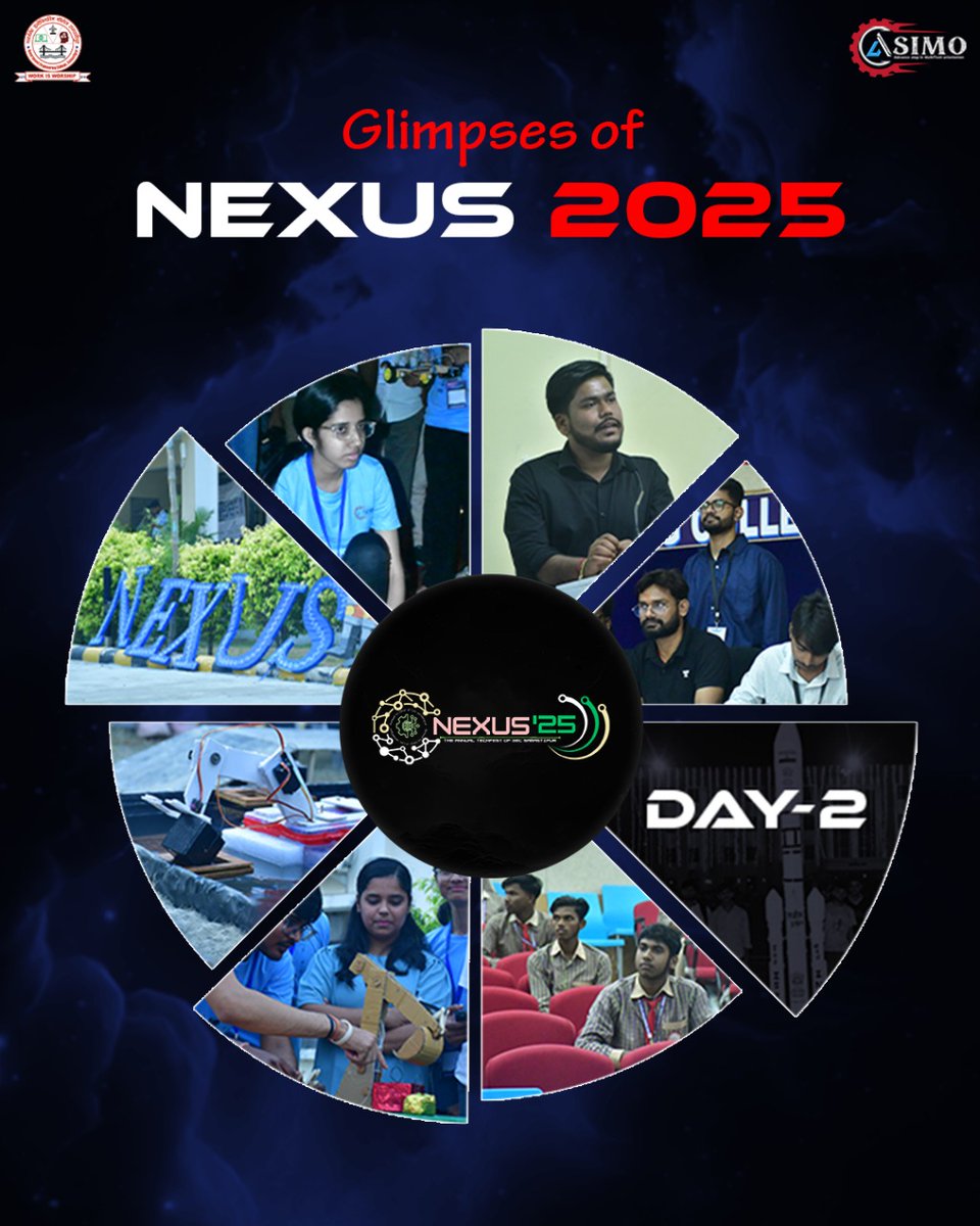 asimo_gecsmp's tweet image. Day 2 of Nexus&apos;25 was packed with innovation and energy—Quzaholic, Truss Arch, Armstrong, Path Follower, Debug Dynamo &amp;amp; more lit up the campus with tech brilliance!
#nexus25 #Asimi #Techclub