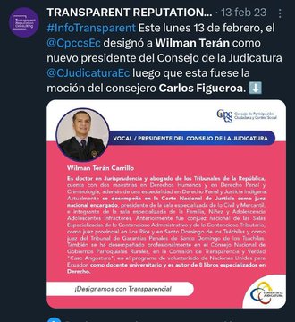 UImbabura's tweet photo. 🔴 DE RIPLEY!!! Los pájaros contra las escopetas!! 
El ex consejero @carlosfigueroa6 quien apoyó, mocionó y votó por el corrupto Wilman Terán, ahora cuestiona el pronunciamiento de la @PGEcuador 
QUE VERGÜENZA!!! 

Cc: @CarlosVerareal

https://t.co/iUWgmtcWGD https://t.co/ITc0CzvyVH