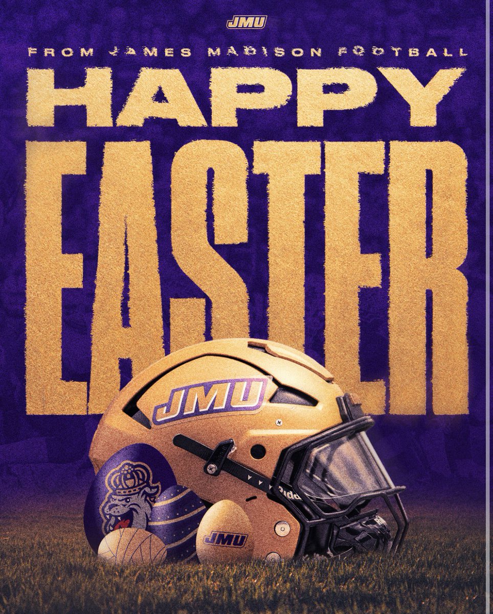 Thank you <a href="/JMUFootball/">JMU Football</a>, hope everyone’s having a great Easter!