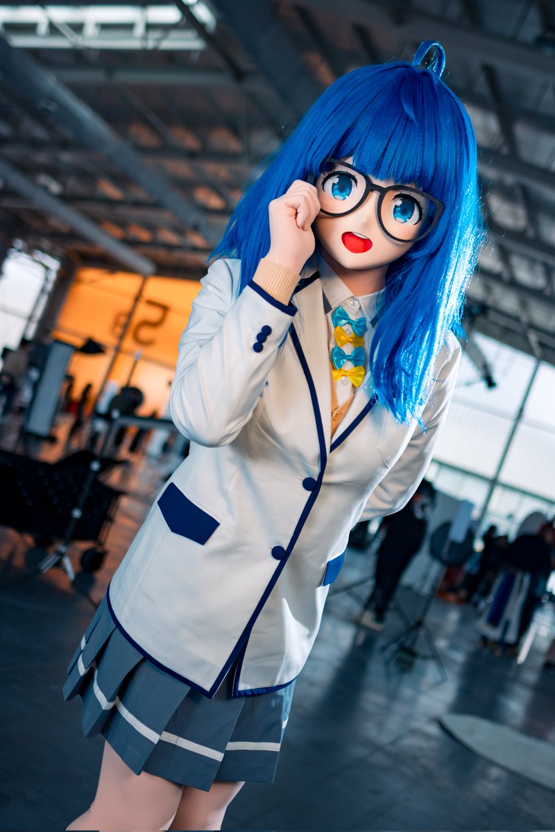 聪明，溢出屏幕的聪明！🤓

📷 <a href="/FengZhi_LQ/">风止灬群花落</a> 
#kigurumi #着ぐるみ #負けヒロインが多すぎる #八奈見杏菜