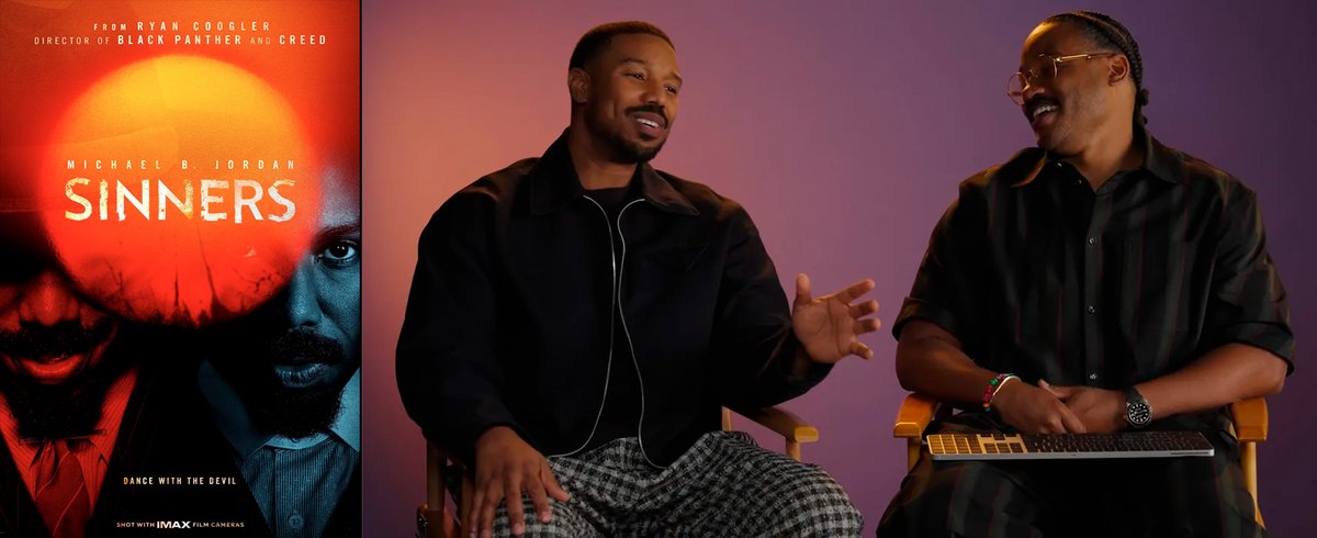 #DIRECTORCRUSH - Yesterday marked the theatrical release of possibly the most exciting Hollywood film of the year – Ryan Coogler’s SINNERS. I am thrilled to be seeing it in IMAX this week for several reasons. For one, Coogler seems like a true film nerd at heart and... 🧵1/7