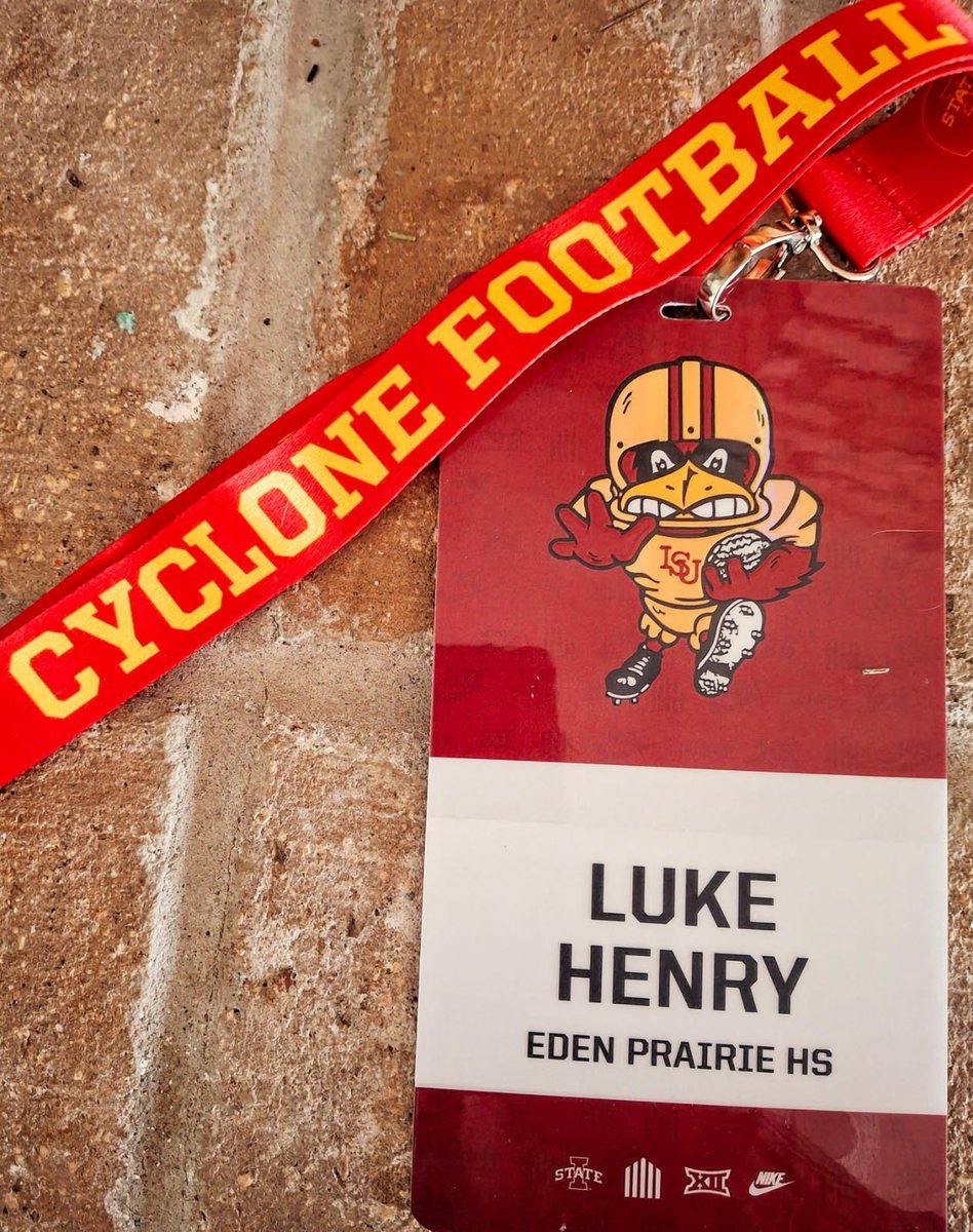 Luke Henry ✞ 2026 (@lukehenry48) on Twitter photo Had an amazing time at <a href="/CycloneFB/">Iowa State Football</a> yesterday! Really enjoyed seeing how the coaches focused on details. Appreciate <a href="/Coach_Kratch/">Colby Kratch</a> for the invite and <a href="/daltonhinders5/">Dalton Hinders</a> for taking so much time to talk with me! <a href="/ISUMattCampbell/">Matt Campbell</a> <a href="/Coach_Heacock/">JON HEACOCK</a> <a href="/TrentSlattenow/">Trent Slattenow</a> <a href="/KelliFogt/">Kelli Fogt</a> <a href="/CycloneReport/">CycloneReport</a> Had an amazing time at <a href="/CycloneFB/">Iowa State Football</a> yesterday! Really enjoyed seeing how the coaches focused on details. Appreciate <a href="/Coach_Kratch/">Colby Kratch</a> for the invite and <a href="/daltonhinders5/">Dalton Hinders</a> for taking so much time to talk with me! <a href="/ISUMattCampbell/">Matt Campbell</a> <a href="/Coach_Heacock/">JON HEACOCK</a> <a href="/TrentSlattenow/">Trent Slattenow</a> <a href="/KelliFogt/">Kelli Fogt</a> <a href="/CycloneReport/">CycloneReport</a>