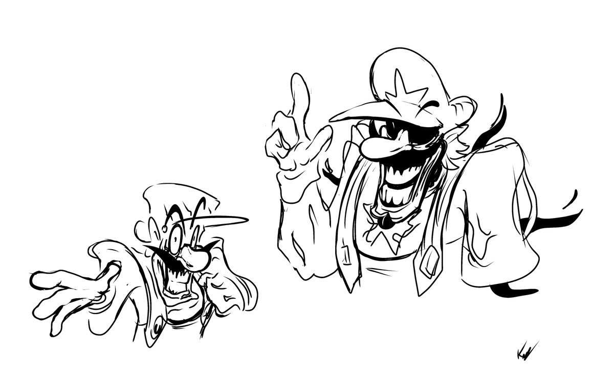 doodles Mr. K's and Mr. Laughter