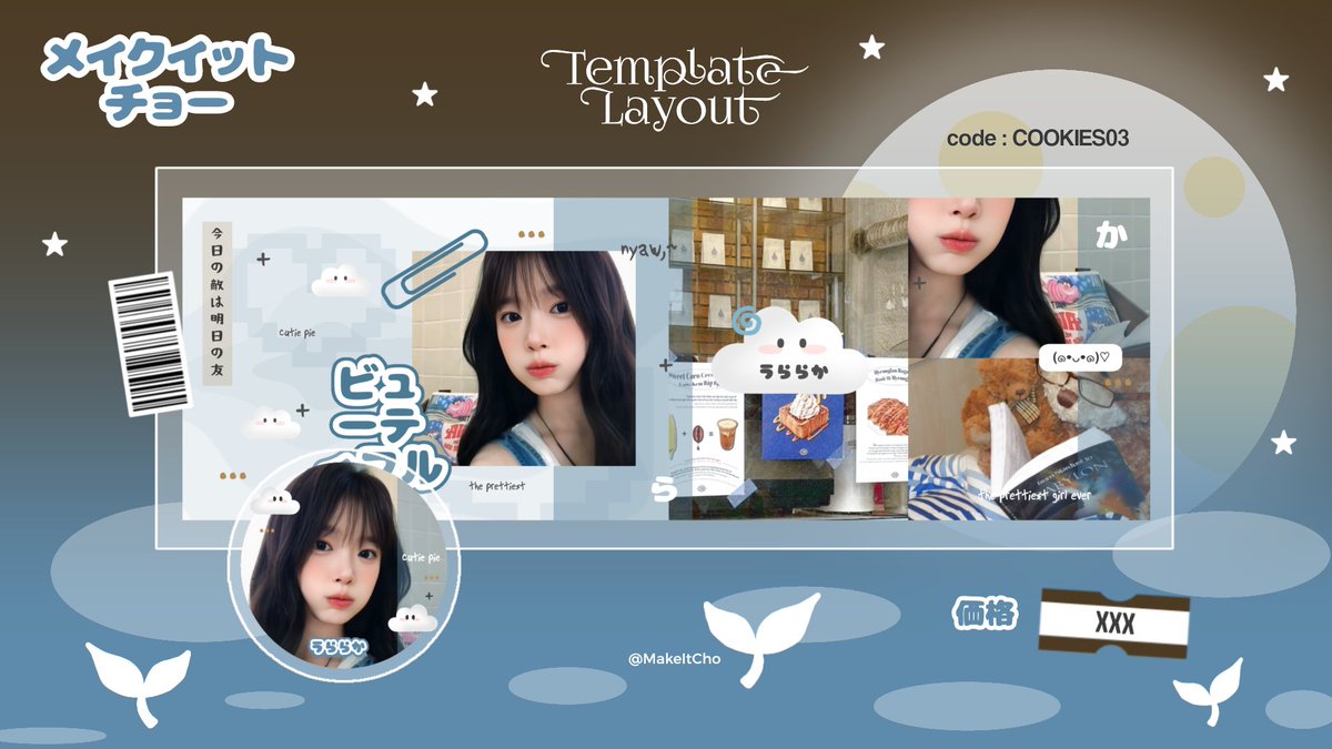 MakeItCho's tweet image. Help repost ? Terimakasih ♡

Haloo, aku hadir kembali membawa 8 template layout yang bisa langsung diorder hari ini pukul 19.15. Cek ALT untuk lebih lengkapnya yaa

Layoutnya nfs ya. 

Untuk yang mau tanya-tanya dulu boleh dm aku ♡

#zonauang