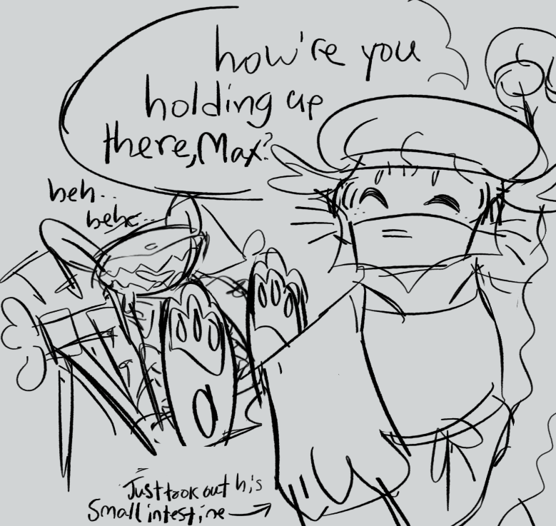 milssingg's tweet photo. #samandmax #freelancepolice #samandmaxfreelancepolice #drdessico #morgandessico #freelancehusbands #samxmax #samandmaxoc #samandmaxselfinsert #samandmaxmorgan
based on a convo @Peachykeenonit n i had
content warning for organs,,,, 1/2 https://t.co/RpqrBmmaYg