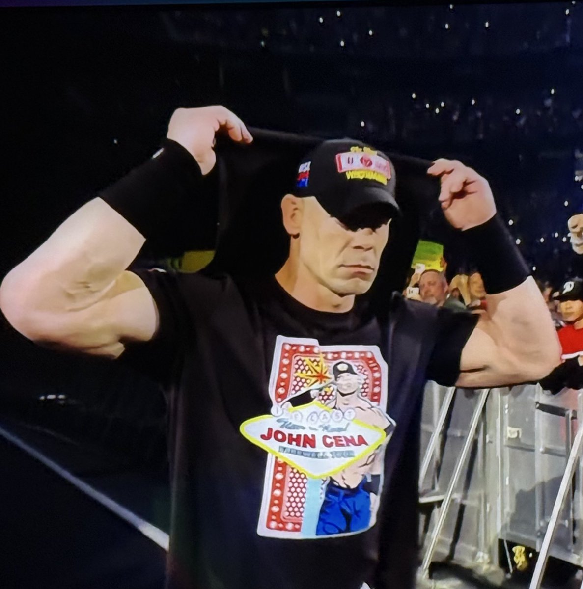 John Cena’s first WrestleMania vs his last entrance 💔