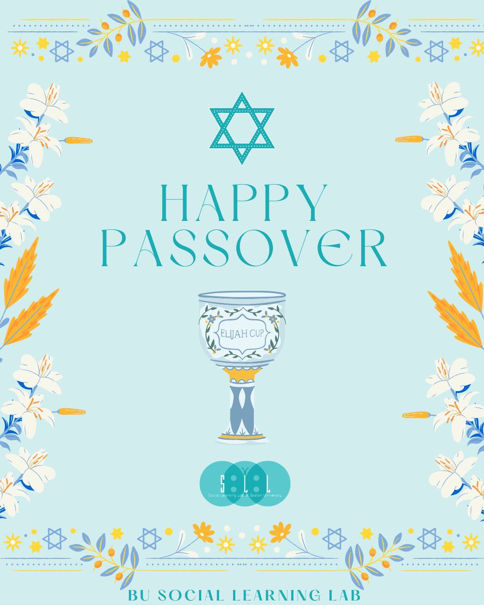 Wishing everyone a meaningful Passover. May your Seder table be full of stories, songs, and sweetness. Chag Sameach!  #busociallearninglab