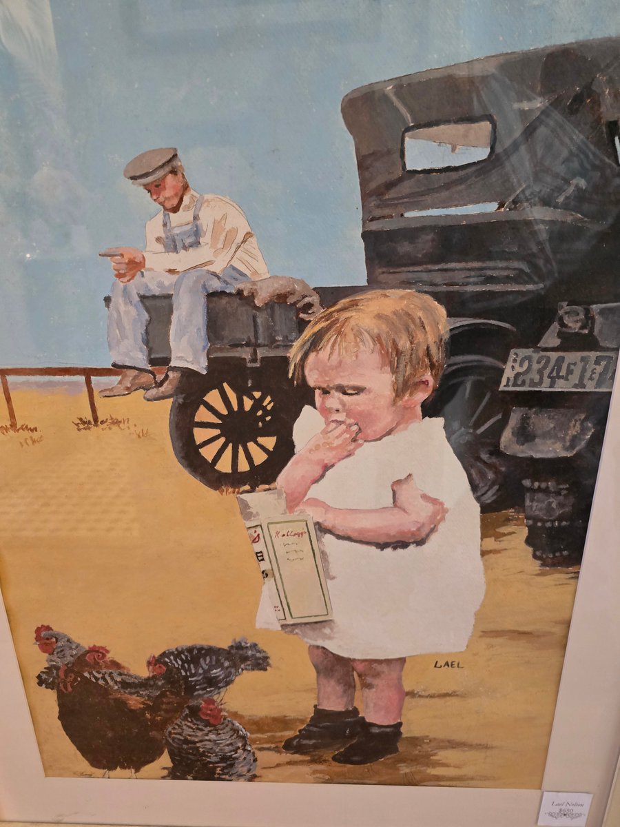 Painting from Lael Nelson.  These were the simple times.