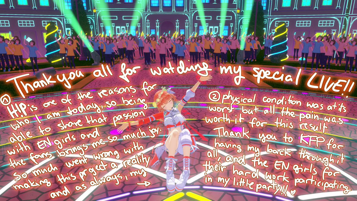 THANK YOU AND PLS STREAM PERFUME 💓
will talk more about the live and MV in the next stream✨
【日本語】
今回の特別ライブを見てくれてありがとうございました！