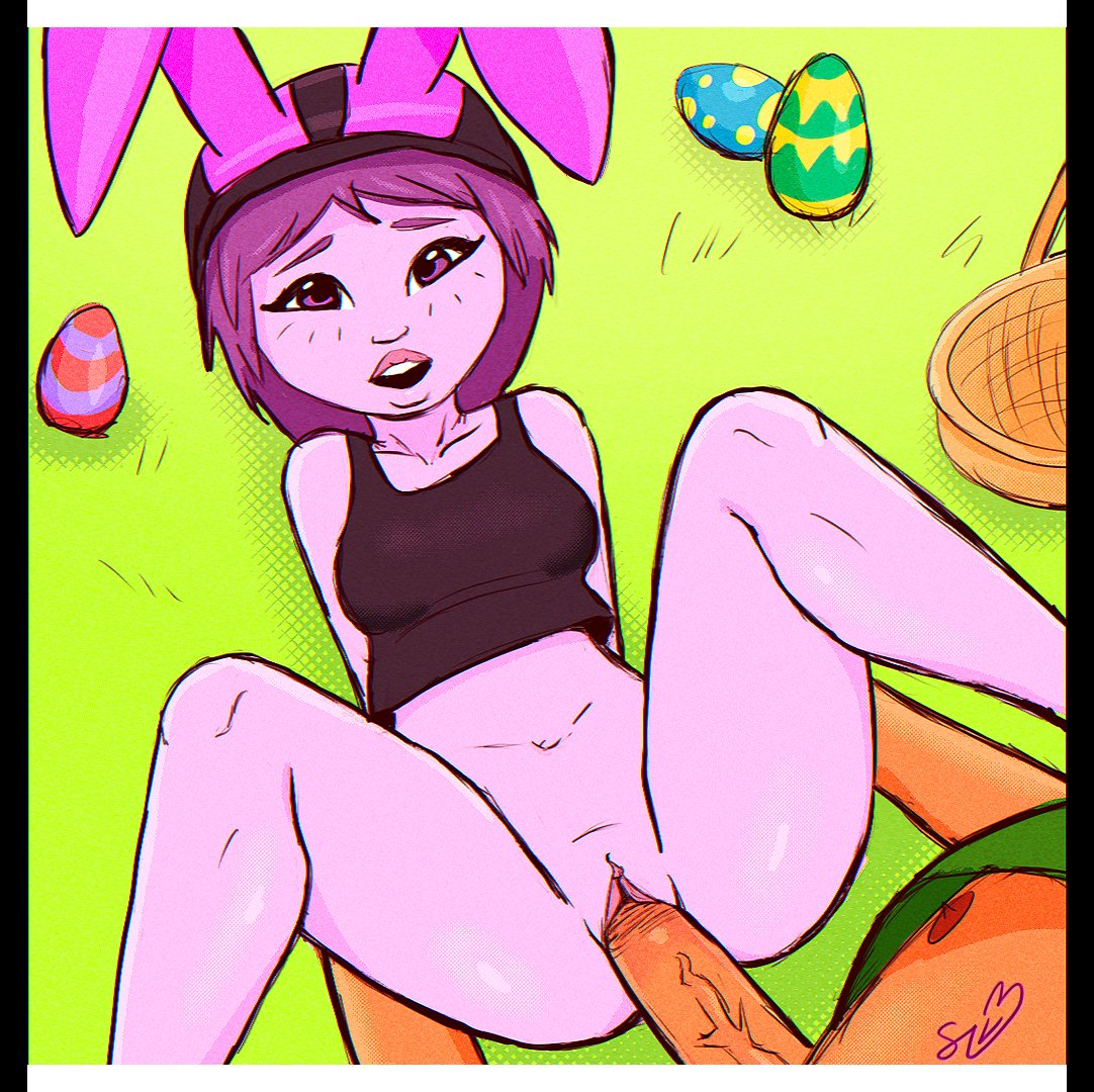 Happy Bunny Egg Day 🐇

SVepia: Was on an Easter Egg hunt and found the Easter bunny, I think

SVPink: Sepia, the eggs are over there

SVSepia: I don't want those eggs 😏

#svibesNSFW 

#nsfw #nsfwart #lewd #lewdart #hentai
