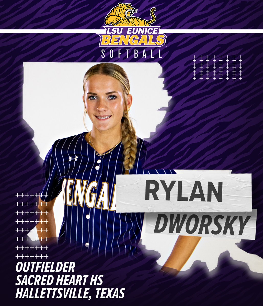 Rylan Dworsky (@dworskyrylan) on Twitter photo I am blessed and excited to announce my verbal commitment to continue my education and play softball at LSU Eunice. Thank you to the coaches and players for making my visit to feel like home and believing in me to make me part of the family!
<a href="/LSUEBengalsSB/">LSUE Softball</a>
@DeesHTX18U I am blessed and excited to announce my verbal commitment to continue my education and play softball at LSU Eunice. Thank you to the coaches and players for making my visit to feel like home and believing in me to make me part of the family!
<a href="/LSUEBengalsSB/">LSUE Softball</a>
@DeesHTX18U