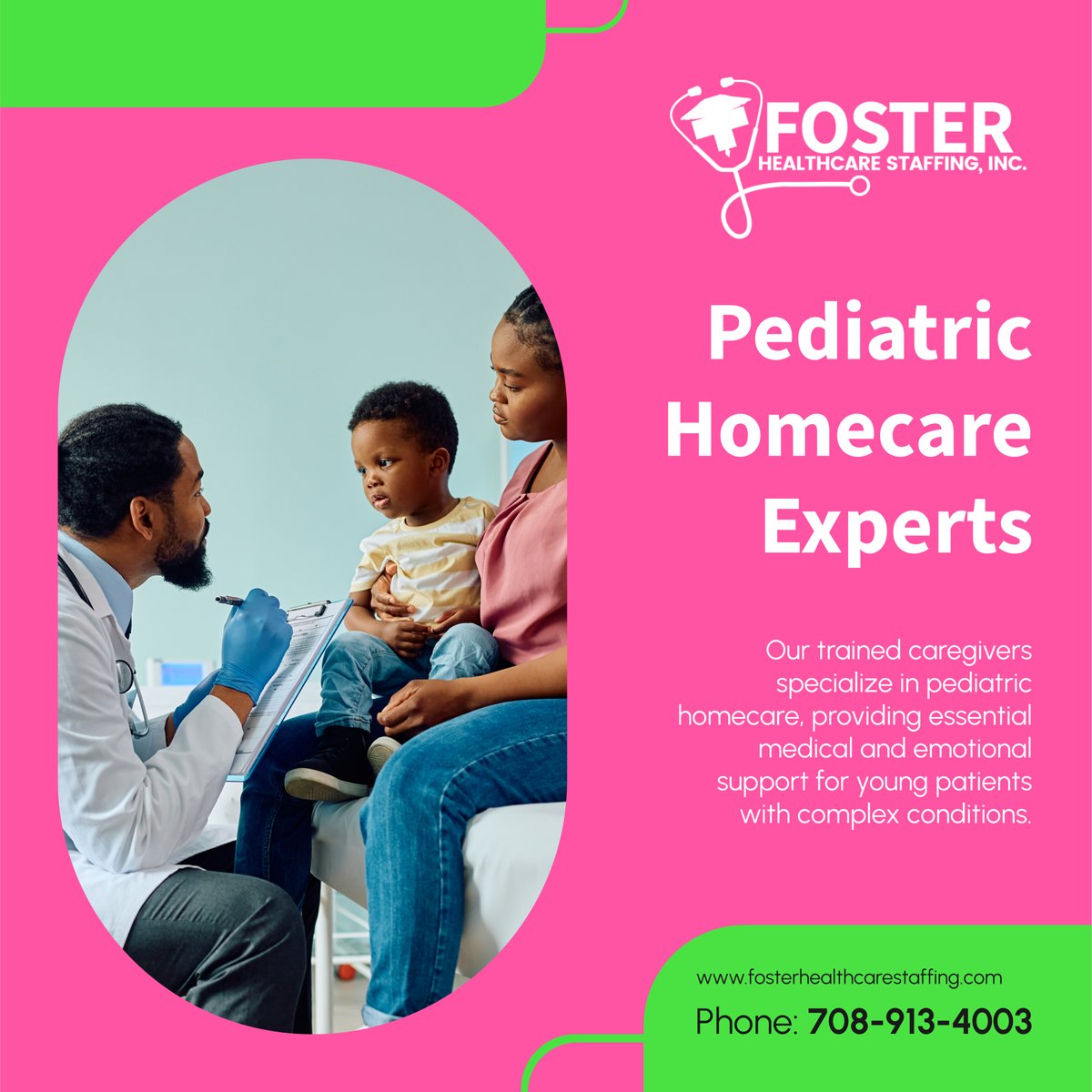 fosterstaff1ng's tweet photo. Every child deserves quality care at home. Our pediatric homecare services provide dedicated, compassionate assistance. Reach out to Foster Healthcare Staffing, Inc. today. 

#HomeHealthCareAndStaffingAgency #SouthHollandIL #PediatricSupport https://t.co/H0ajllLZgy