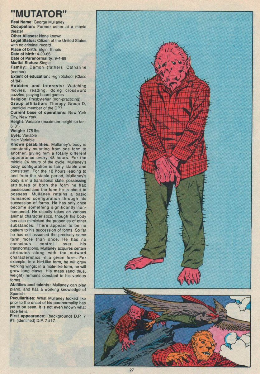 KickersInc's tweet image. &apos;Happy Birthday&apos; to erstwhile #DP7 adjunct George Mullaney aka #Mutator, a still-youthful 59 today.  Today is also Hitler&apos;s birthday, but we&apos;re pretty sure that George isn&apos;t some sort of Hitler clone.  #WildThing #ParaTroop #NewUniverse