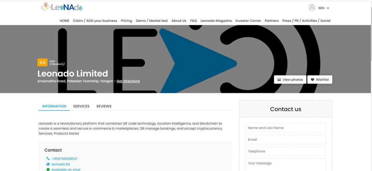 Explore the Leonado Ecosystem!
Discover all our innovative products in one place: Leonado, Leon, Dbar, and Verichain. Learn how they're revolutionizing commerce and beyond.
Visit: leonado.ltd/en/2251-Leonad…
#LeonadoLimited #Tech #Blockchain