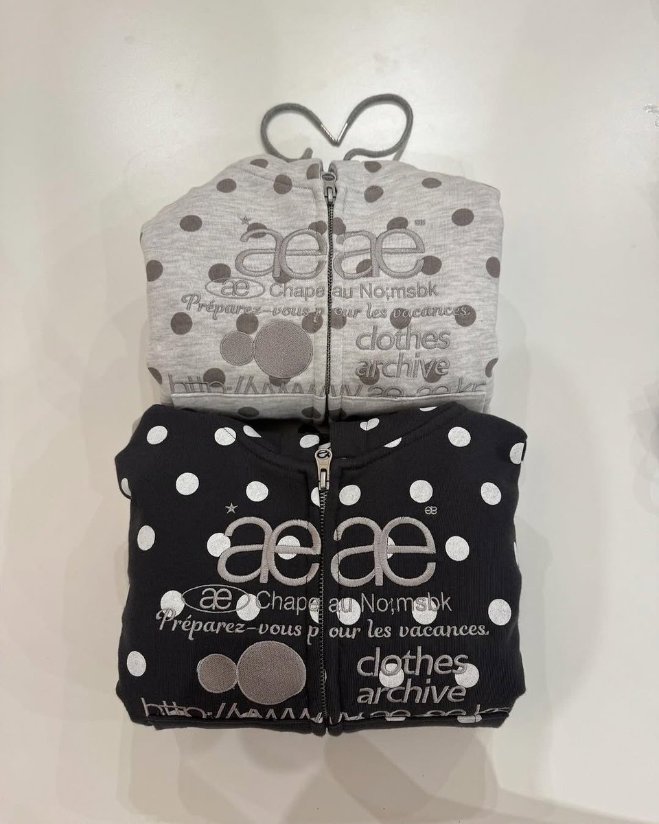 aeaeドットパーカー‼︎ スタッフ全員の推しアイテムです♡ 朝夜は