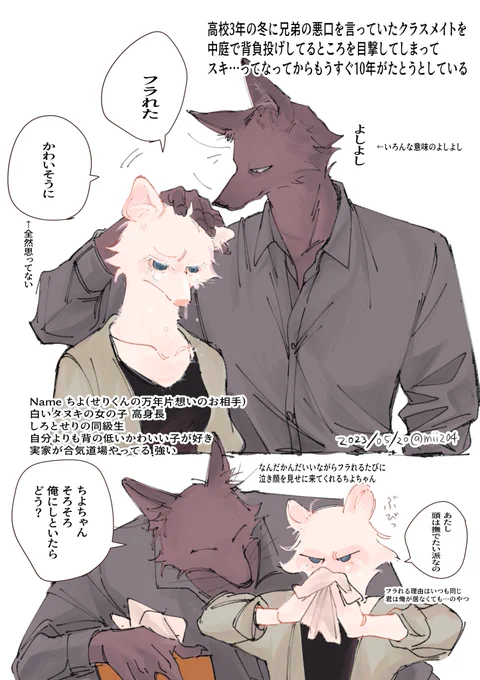 過去絵から初期せりとちよです 