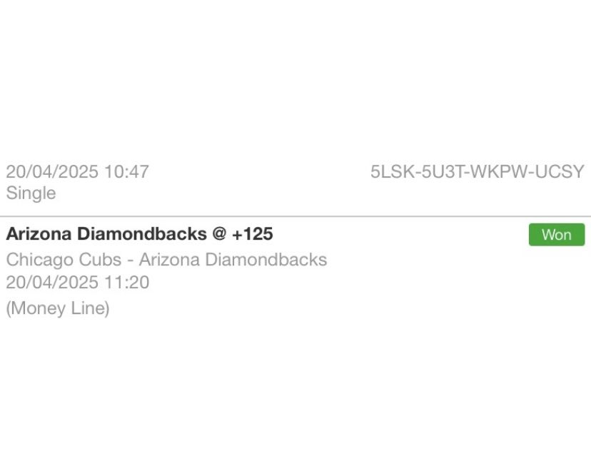 FIRSTLADYMLB's tweet photo. Repost for another free play on Monday! 

💰PERFECT DAY ON THE BASES 💰

DBacks ML=✅Winner
Padres ML=✅Winner

#GamblingX #MLBPicks https://t.co/2fklQZ7ClT
