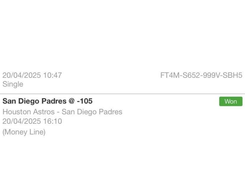 FIRSTLADYMLB's tweet photo. Repost for another free play on Monday! 

💰PERFECT DAY ON THE BASES 💰

DBacks ML=✅Winner
Padres ML=✅Winner

#GamblingX #MLBPicks https://t.co/2fklQZ7ClT