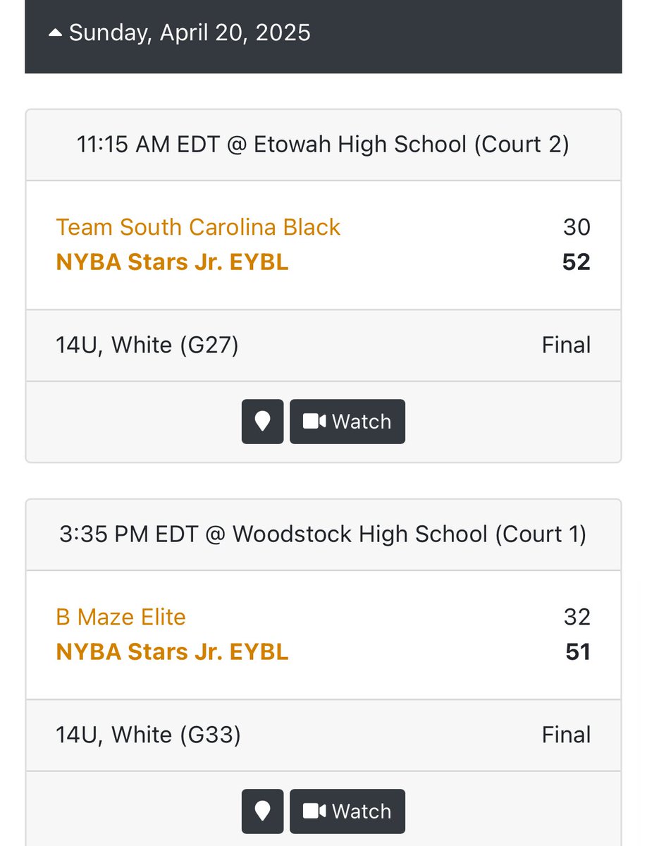 NYBA Basketball (@nybabasketball) on Twitter photo In a tournament full of circuit teams <a href="/NikeEYB/">EliteYouthBasketball</a> <a href="/UANextBHoops/">Boys UAA</a> & <a href="/3SSBCircuit/">3Stripes Select Basketball</a> #NYBAELITE 2029 @nybastars_jreybl SWEPT the competition with 20 point leads in EVERY game. #HardWorkPaysOff #Champs #BucketBoyz
Great event from <a href="/OntheRadarHoops/">Shun Williams</a> #BattleGround #SummerJam In a tournament full of circuit teams <a href="/NikeEYB/">EliteYouthBasketball</a> <a href="/UANextBHoops/">Boys UAA</a> & <a href="/3SSBCircuit/">3Stripes Select Basketball</a> #NYBAELITE 2029 @nybastars_jreybl SWEPT the competition with 20 point leads in EVERY game. #HardWorkPaysOff #Champs #BucketBoyz
Great event from <a href="/OntheRadarHoops/">Shun Williams</a> #BattleGround #SummerJam