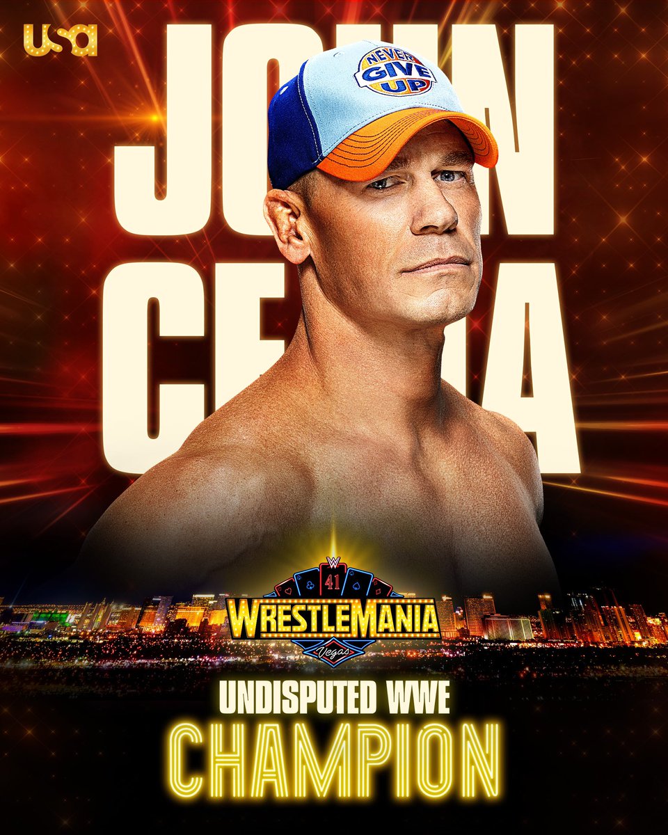 THE RECORD HAS BEEN BROKEN! John Cena is now a 17 Time World Champion! #WrestleMania
