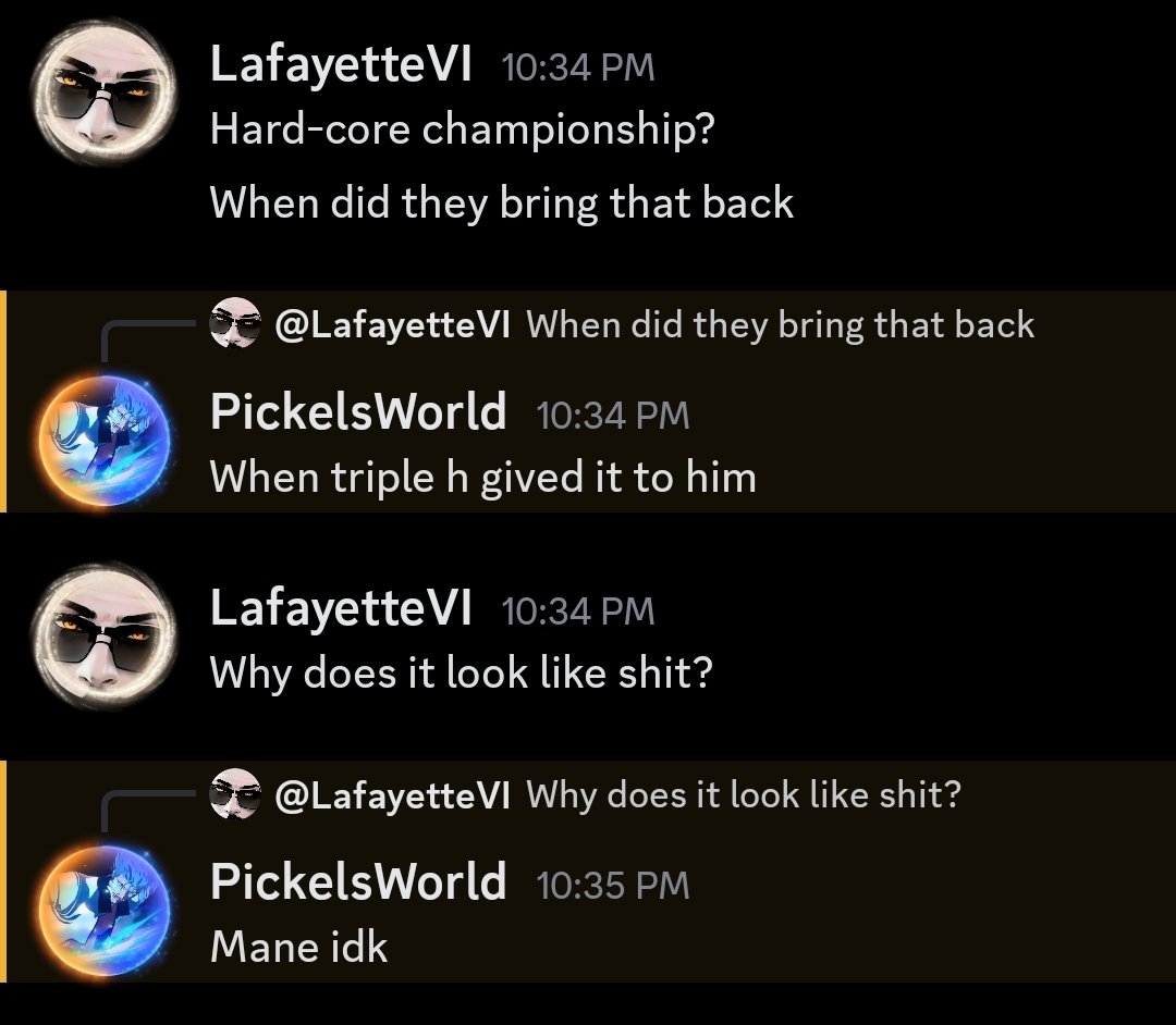 _Lala_VI's tweet image. #WrestleMania41 #outoftheloop