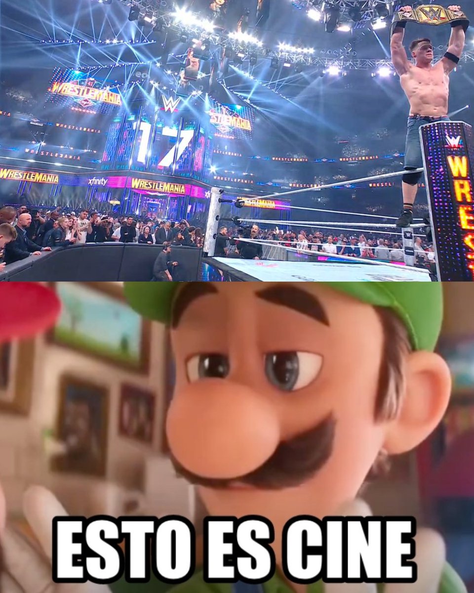 InvictosSomos's tweet image. John Cena despidiéndose de WrestleMania siendo CAMPEÓN DEL MUNDO y quedándose con el récord de más títulos mundiales (17) en toda la historia. EXCESO DE CINE.
