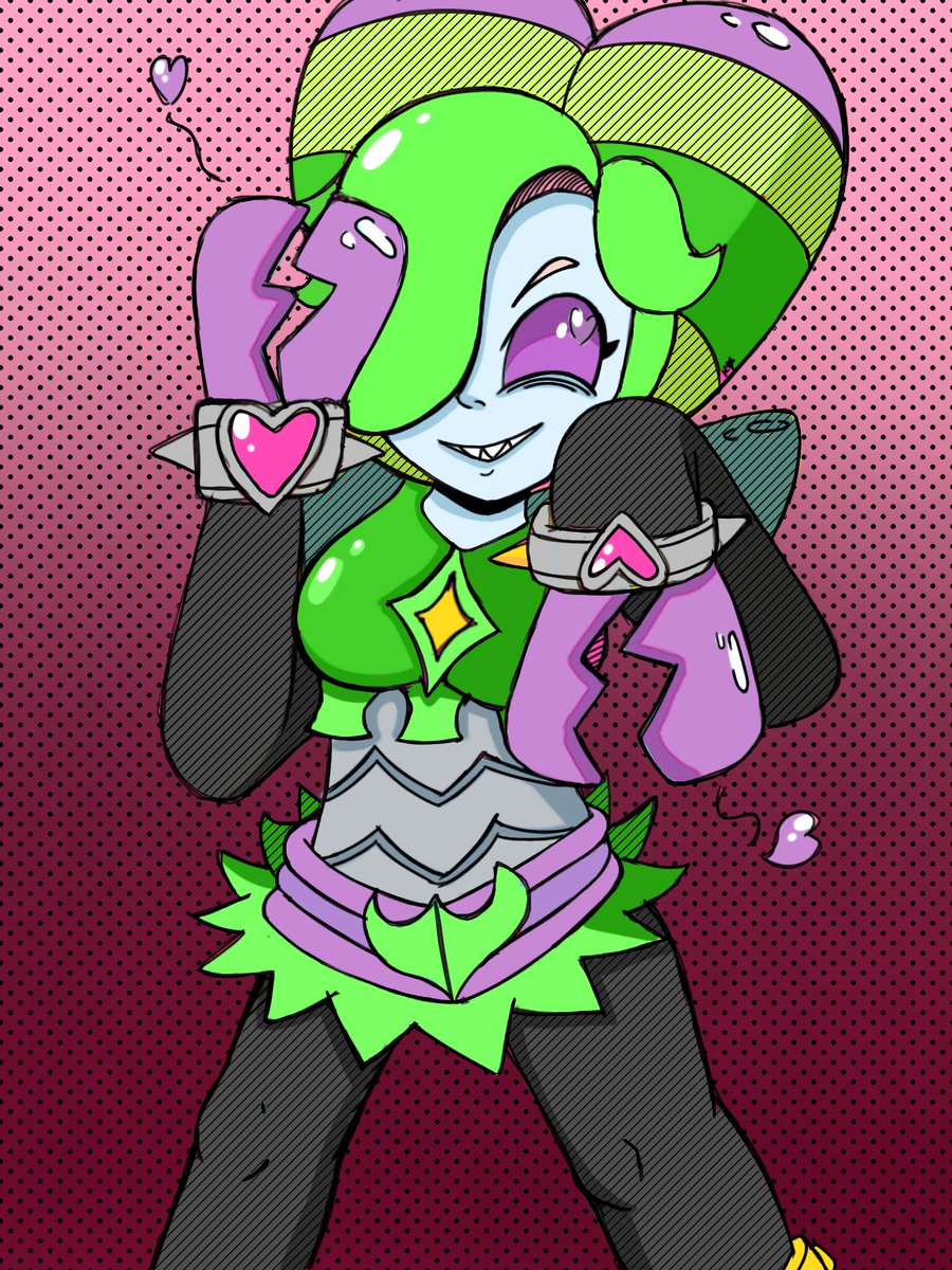 demon_rocket2's tweet image. Una de las mejores skins en mi opinión con una paleta de colores alterna (namás por mero aburrimiento)
Espero les guste 
#BrawlStars #BrawlStarsArt