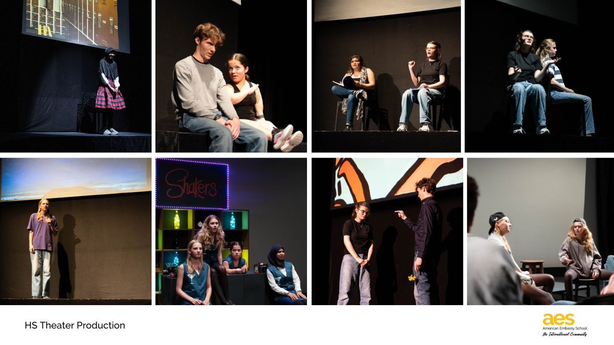 AESDelhi's tweet image. HS Spring Productions 🎭
Recently our team of HS performers, assistant directors, designers, crew, and stage managers worked as a company to stage two contrasting productions that focused on common issues for young people.
#PerformingArts #AESDelhi #HSProduction #AESHSTheater