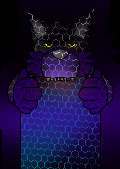 LykosSol's tweet image. fun drawing wanted to draw a teching program thing like a virus eating  OwO #furry #digital #fun #learning