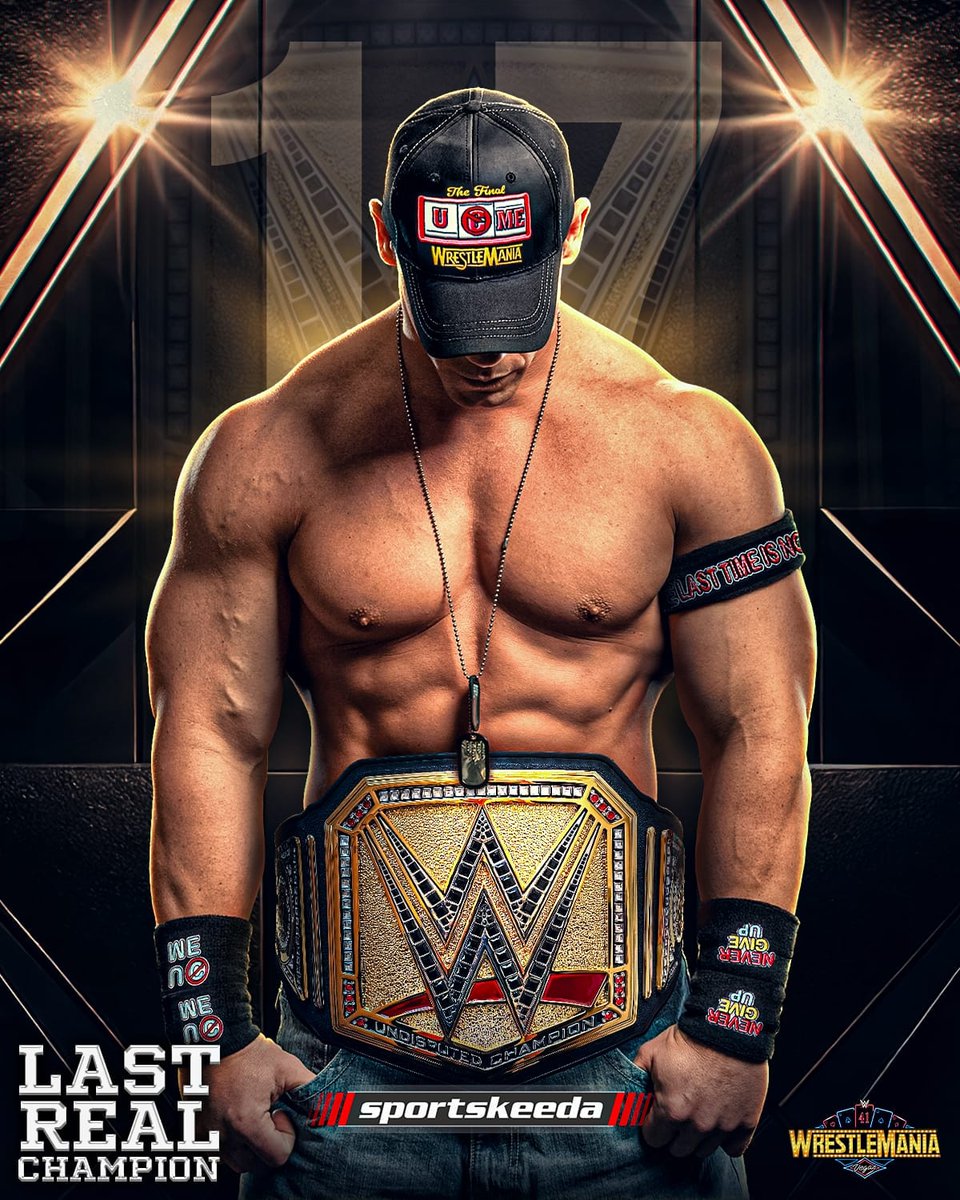 عالم جون سينا || Cena World 🐐 (@johncenaworld17) on Twitter photo Last Real champion 🐐!
#JohnCena Last Real champion 🐐!
#JohnCena