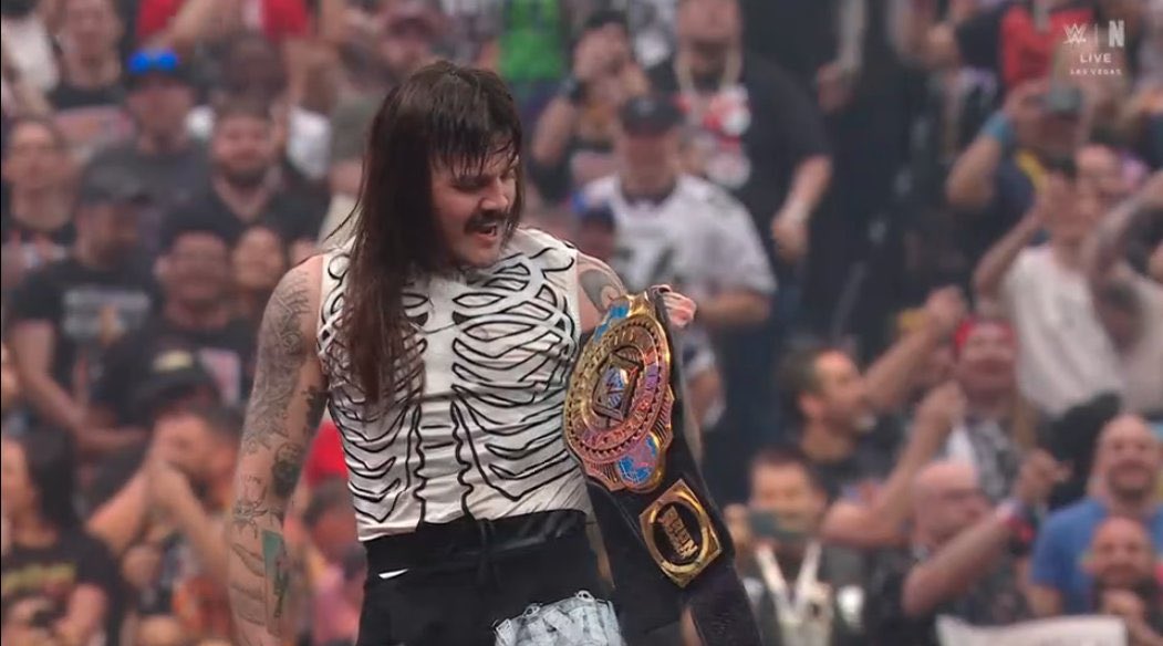 WarriorSpiritHQ's tweet photo. Dominik Mysterio Wins Intercontinental Title
Dominik Mysterio won the Intercontinental Championship in a Fatal FourWay match. The match included Bron Breakker, Penta, Fin Balor
Can Dominik live up to the legacy of the Intercontinental title? #WrestleMania41 #DominikMysterio #wwe https://t.co/sUsPnBI6lU