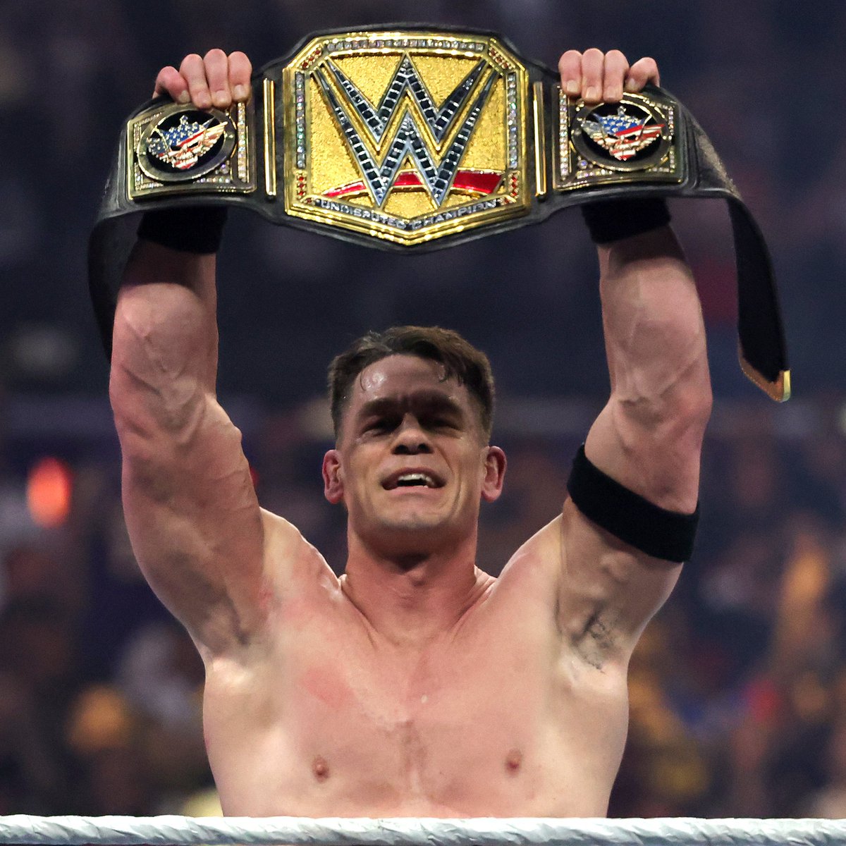 BRWrestling's tweet photo. John Cena adds to an already legendary resume 🐐

- WWE record 17x world champion
- 5x US champion
- 4x tag team champion
- 2x Royal Rumble winner
- 1x MITB winner
- 6 WrestleMania main events https://t.co/sMq4aJiiX6