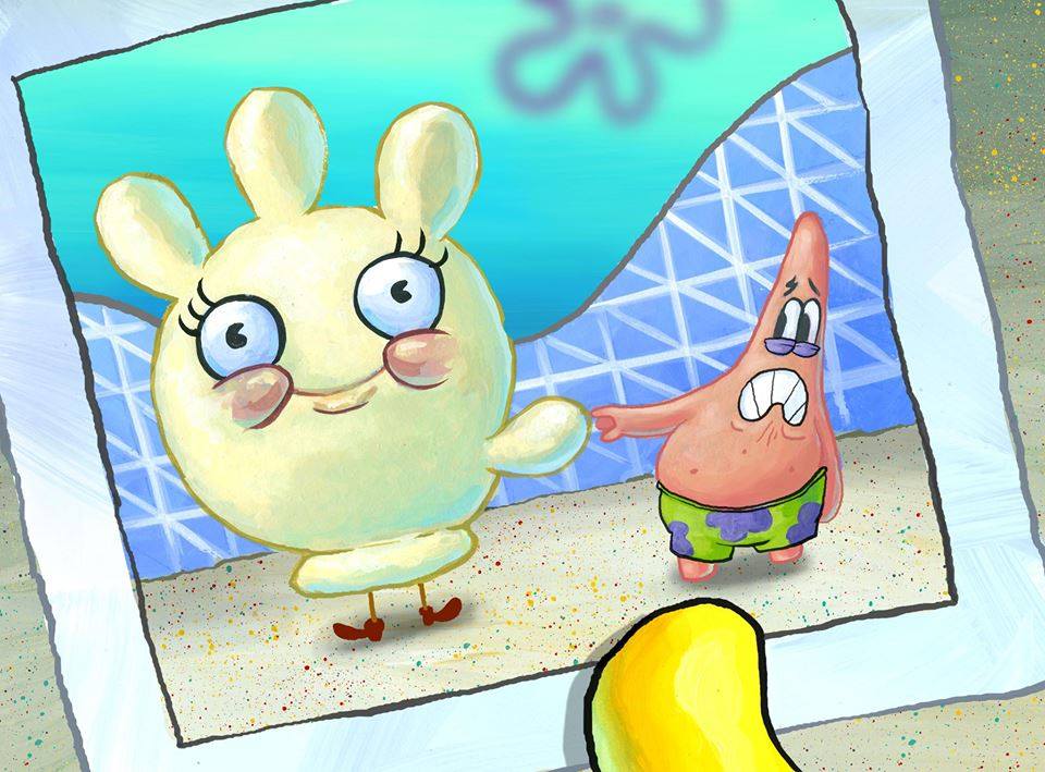 ArtofSpongebob's tweet photo. A painting from the episode "Roller Cowards." https://t.co/c3dOQ8w2pt
