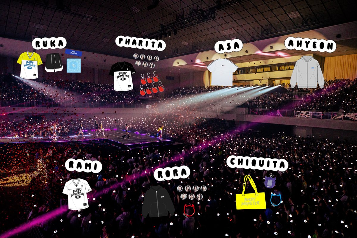 _BABYMONSTER_JP's tweet photo. [👚] #BABYMONSTER_INFO

𝟐𝟎𝟐𝟓 #𝐁𝐀𝐁𝐘𝐌𝐎𝐍𝐒𝐓𝐄𝐑 𝟏𝐬𝐭 𝐖𝐎𝐑𝐋𝐃 𝐓𝐎𝐔𝐑
<𝐇𝐄𝐋𝐋𝐎 𝐌𝐎𝐍𝐒𝐓𝐄𝐑𝐒> 𝐈𝐍 𝐉𝐀𝐏𝐀𝐍

＼🖤福岡公演 メンバー着用グッズ紹介🖤／

初めての日本ツアーが終了しました✨
MONSTIEZのみなさん ありがとうございました😈

メンバー着用グッズは引き続きECで販売中🛒
ぜひCHECKしてください❣️

GOODS詳細⬇️
🔗：https://t.co/JzTXgxe54z

#HELLO_MONSTERS_in_Fukuoka
#베이비몬스터 #ベイビーモンスター
#1st #WORLD_TOUR #HELLO_MONSTERS
