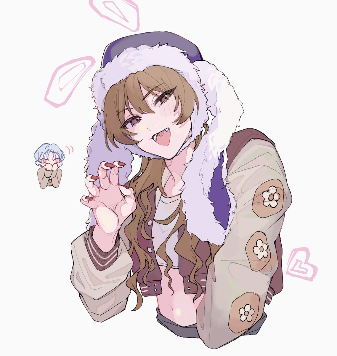 「うさ耳付けた可愛さ、あんたにわかんのおぼっちゃん? #HANA_FANART #」|こくぼて。のイラスト
