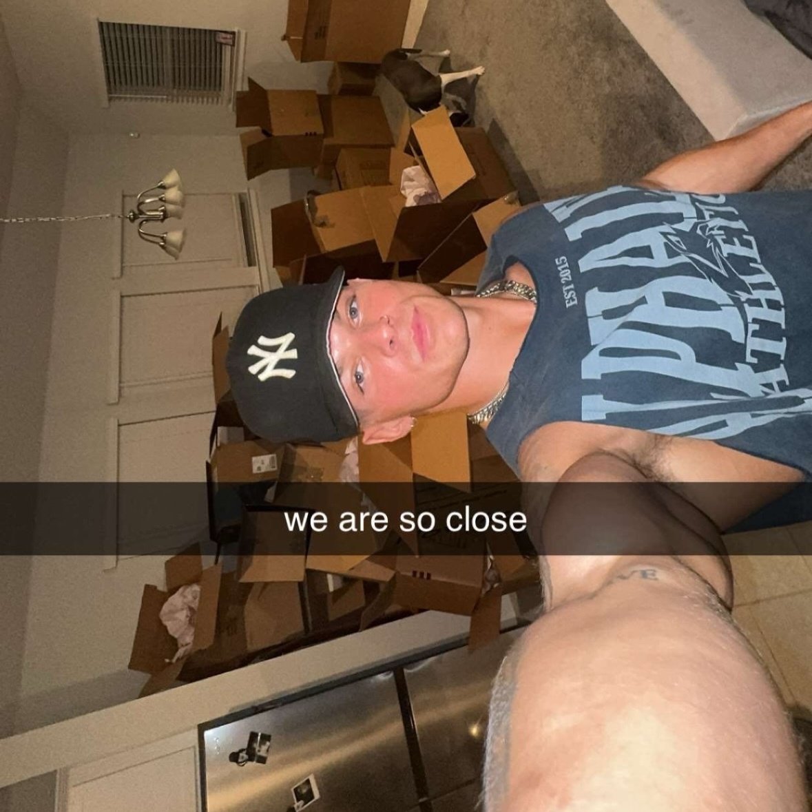 I'm exhausted but at least I'm not surfing on couches.