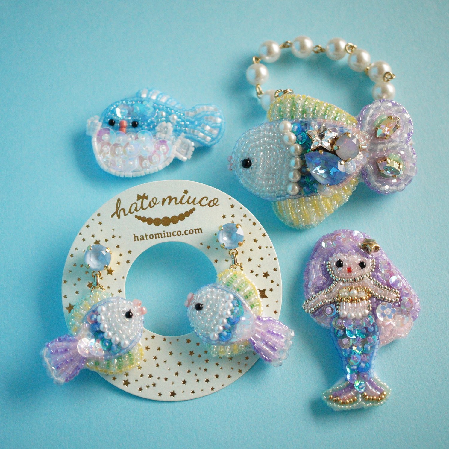 鳩みう子 hatomiuco |ビーズ刺繍作家 (@hatomiuco) • Instagram