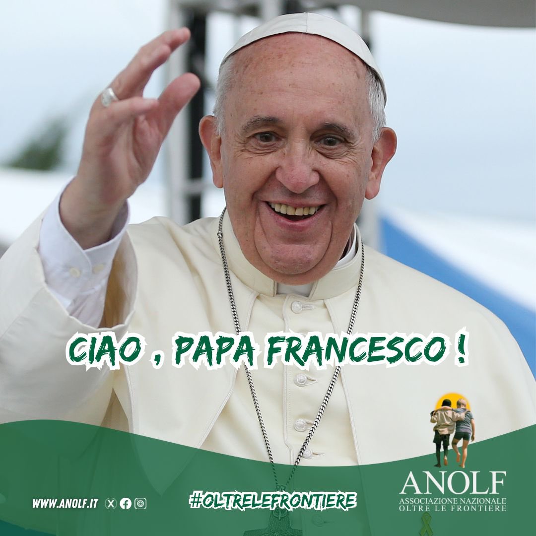 ANOLF Nazionale ETS (@anolfnazionale) on Twitter photo Caro Papa Francesco,
#Rocha : “Il tuo pontificato è stato un faro di speranza per chi è costretto a lasciare la propria terra in cerca di dignità, pace e futuro, ricordando al mondo che non si tratta solo di migranti, ma della nostra umanità”. <a href="/AnolfNazionale/">ANOLF Nazionale ETS</a> <a href="/CislNazionale/">CISL Nazionale</a> Caro Papa Francesco,
#Rocha : “Il tuo pontificato è stato un faro di speranza per chi è costretto a lasciare la propria terra in cerca di dignità, pace e futuro, ricordando al mondo che non si tratta solo di migranti, ma della nostra umanità”. <a href="/AnolfNazionale/">ANOLF Nazionale ETS</a> <a href="/CislNazionale/">CISL Nazionale</a>