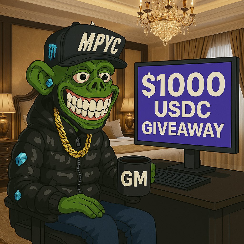 Crypto Gang NFT (@nft_cryptogang) on Twitter photo $1000 USDC Airdrop💰
To claim:
- Follow <a href="/nft_cryptogang/">Crypto Gang NFT</a> 🔔
- Drop your $SOL wallet ⬇️
- Smash like & repost ✅
10 degens win $100 each, 24h countdown ⏰ $1000 USDC Airdrop💰
To claim:
- Follow <a href="/nft_cryptogang/">Crypto Gang NFT</a> 🔔
- Drop your $SOL wallet ⬇️
- Smash like & repost ✅
10 degens win $100 each, 24h countdown ⏰