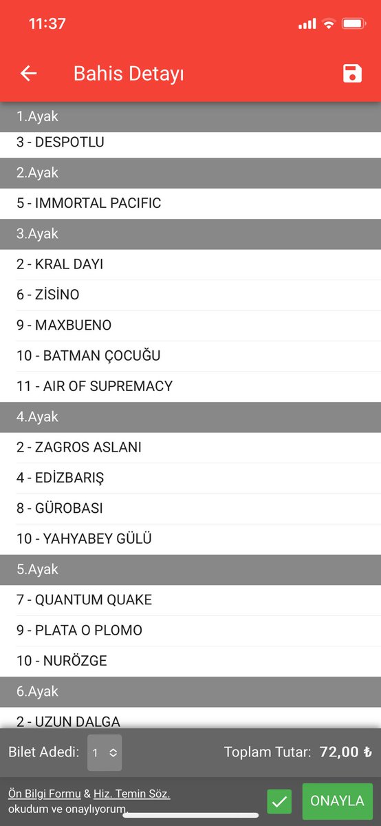 Bol şans diliyorum