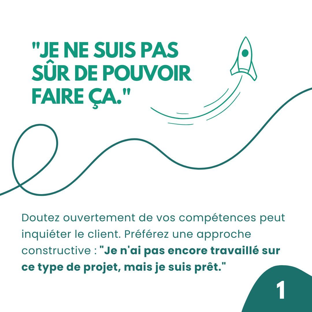 BrainBridge_IT's tweet photo. Un entretien peut être décisif pour décrocher une mission. En tant que freelance, il est essentiel de se montrer professionnel et confiant. Mais attention : certaines phrases peuvent donner une mauvaise impression, même si elles sont dites sans mauvaises intentions. 🚫💻 https://t.co/bU1sA6aCDO
