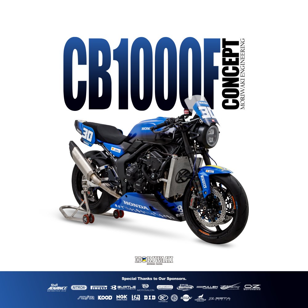「鉄馬 with βTITANIUM 合戦の日」にモリワキブース出展

今年の東京MCショーで話題となった「CB1000F CONCEPT MORIWAKI ENGINNERING」 や「FORESIGHT」マフラーを展示。グッズ販売も行います。
詳細は↓
moriwaki.co.jp/2025/04/21/iro…

#モリワキ #cb1000 #honda #ホンダ #フォーサイト #foresight #鉄馬