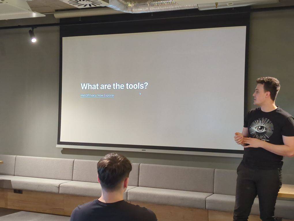 Web3Privacy Now (@web3privacy) on Twitter photo Visited Ethereum Meetup event in Prague on the road to <a href="/czechcryptoweek/">Czech Crypto Week ➡️ 26.5. - 1.6.2025</a>
Happy to see that our work is alive <a href="/atris_eth/">Josef (atris)</a> x <a href="/penumbrazone/">Penumbra 🌘</a> featured explorer.web3privacy.info as web3 privacy research point.
tnx, <a href="/damskyftw/">damsky</a> for organizing. Visited Ethereum Meetup event in Prague on the road to <a href="/czechcryptoweek/">Czech Crypto Week ➡️ 26.5. - 1.6.2025</a>
Happy to see that our work is alive <a href="/atris_eth/">Josef (atris)</a> x <a href="/penumbrazone/">Penumbra 🌘</a> featured explorer.web3privacy.info as web3 privacy research point.
tnx, <a href="/damskyftw/">damsky</a> for organizing.