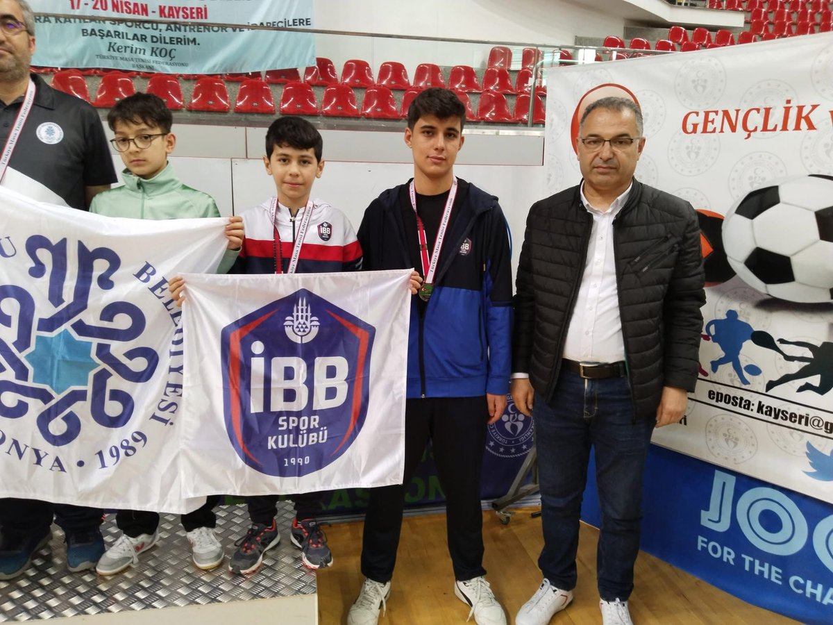 🏓Kayseri’de düzenlenen Minikler Masa Tenisi Türkiye Şampiyonası’nda sporcumuz Ahmet Efe Yılmaz, bronz madalya elde etti.🥉👏👏