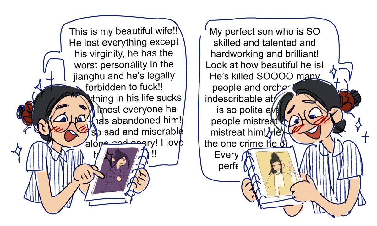 hawberries_'s tweet image. me at the con last week telling everyone who would listen about my two favourite mean and terrible men