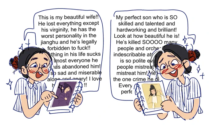 me at the con last week telling everyone who would listen about my two favourite mean and terrible men 