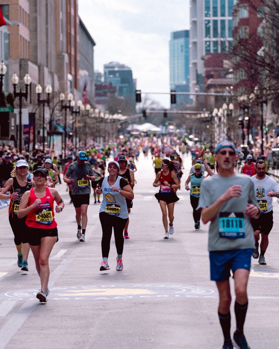 Good luck to all our listeners participating in today's Boston Marathon.

Have a great race, enjoy every moment! 🟡🔵