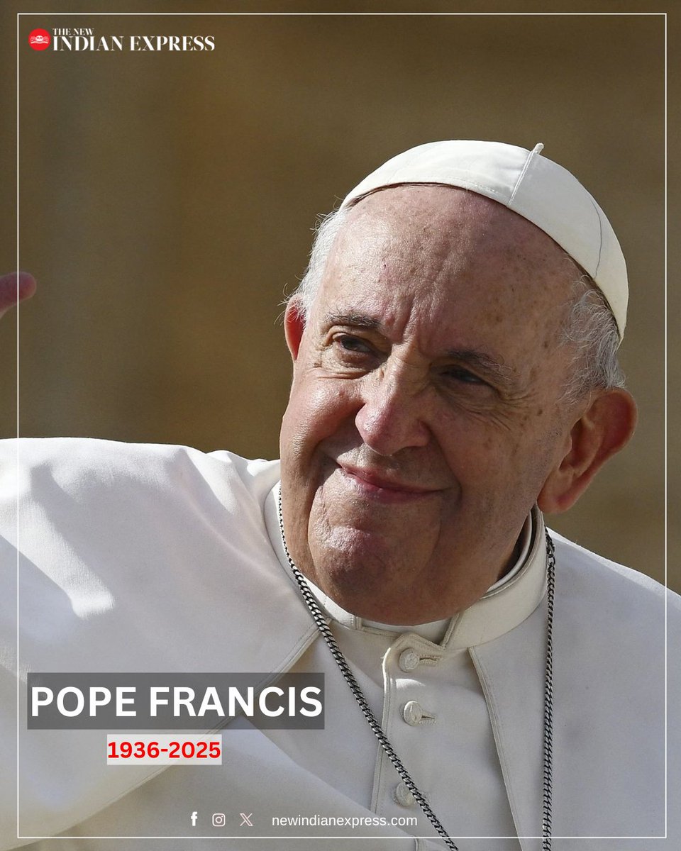 #PopeFrancis has died, the Vatican announces

🔗newindianexpress.com/world/2025/Apr…