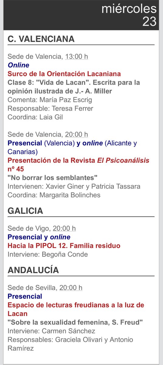 Escuela Lacaniana de Psicoanálisis tweet media