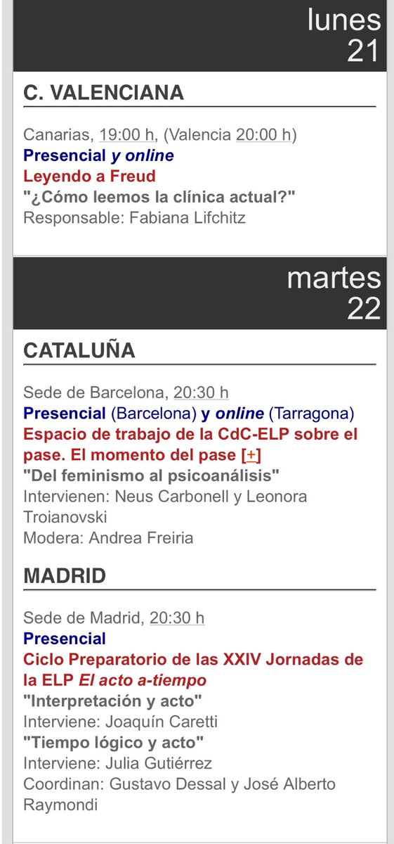 Escuela Lacaniana de Psicoanálisis tweet media